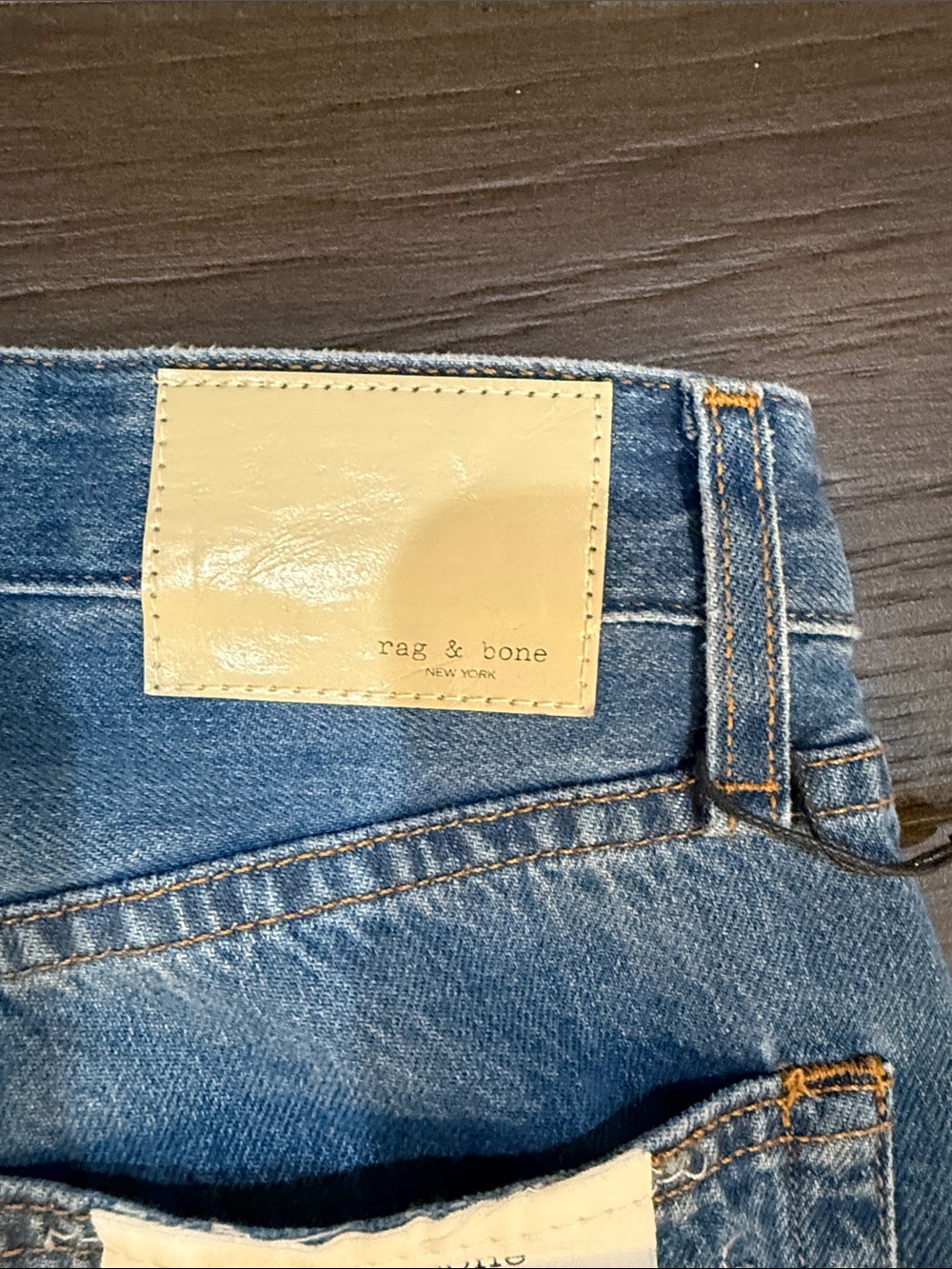 rag & bone light blue distressed denim jeans - Picture 8 of 10